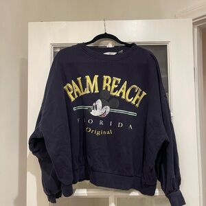 Disney Navy Palm Beach Sweater